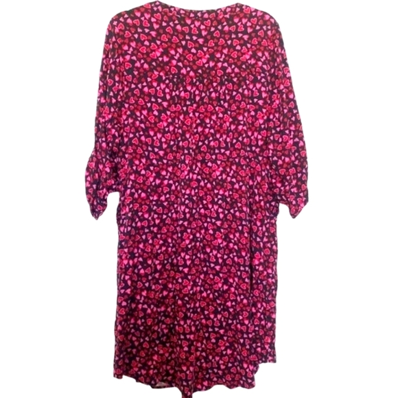NWOT Torrid Hearts Zip Front Shirt Dress size 4. Super cute!! - Picture 3 of 8